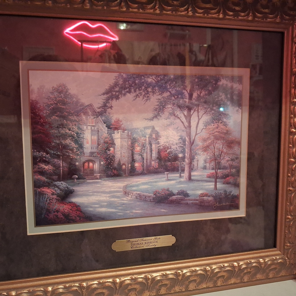 Thomas Kinkade “Beyond Summer Gate” Framed Collector Society Limited Edition COA